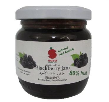 Sava Blackberry Jam, 210 ml